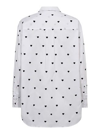Co\'Couture HeartCC Oversize Shirt White