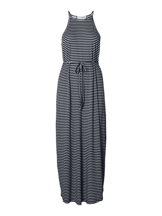Selected Femme SlfAnola SL Stripe Ankle Dress Dark Sapphire