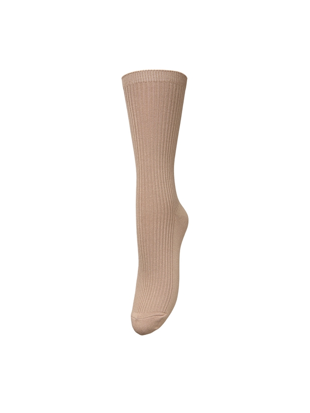 Becksöndergaard Telma Solid Sock Light Praline Brown