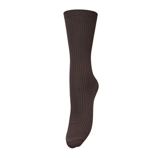 Becksöndergaard Telma Solid Sock Hot Fudge Brown