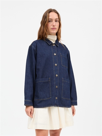 Skall Studio Henny overshirt Indigo blue