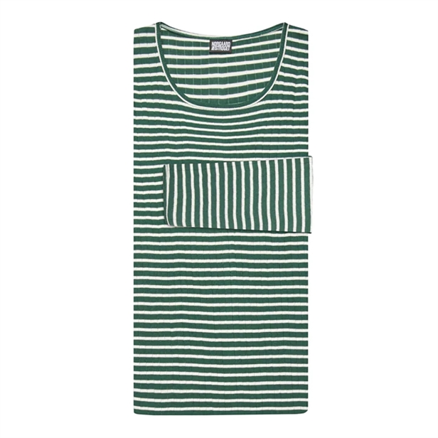 Nørgaard På Strøget 101 NPS Stripes, Bottle Green/Ecru