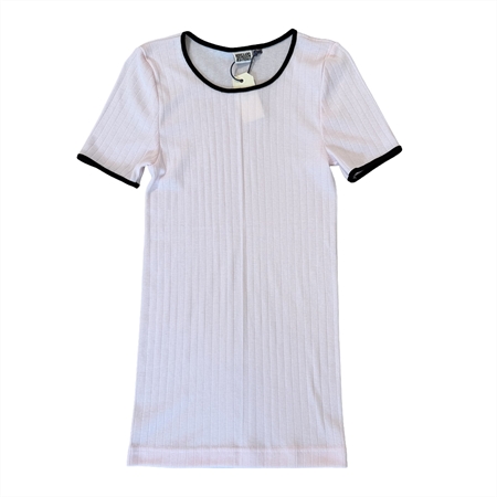 Nørgaard På Strøget 101 Short Sleeve Kontrast, Rose/Black