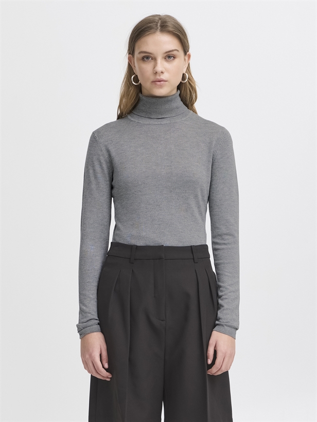Ichi IhMafa RN Knit Grey Melange