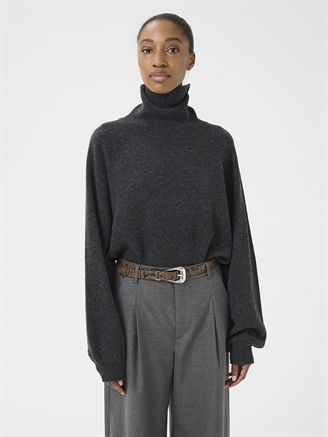 Gestuz ManziGZ wool rollneck Deep Graphite