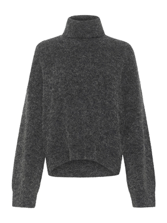 Gestuz AlphaGZ rollneck Charcoal Melange