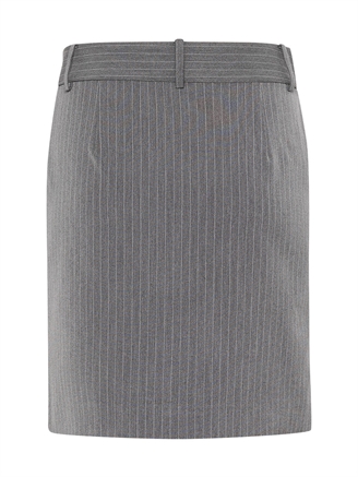 Gestuz JoelleGZ mel. pinstripe MW skirt Grey Pinstripe