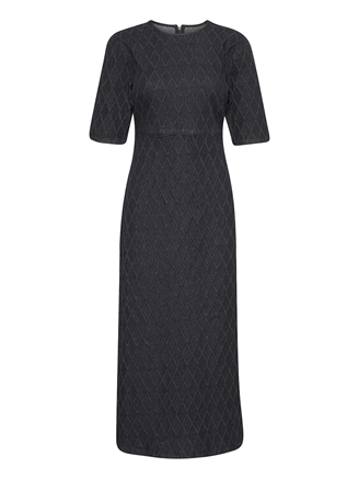 Gestuz RozerinGZ SS long dress Dark black wash