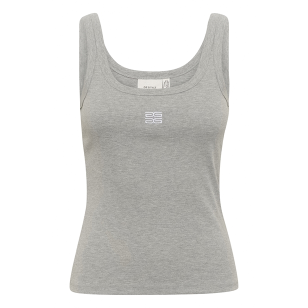 Gestuz GZdrew mel logo top Grey Mélange