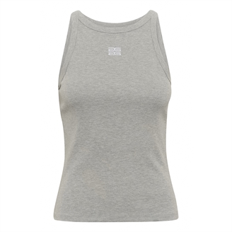 Gestuz GZdrew mel logo tank Grey Mélange