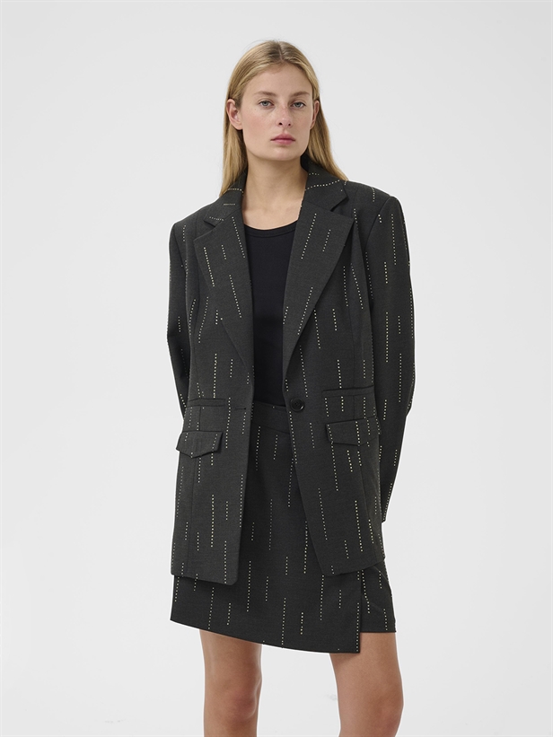 Gestuz GZadira blazer Dark Grey Melange