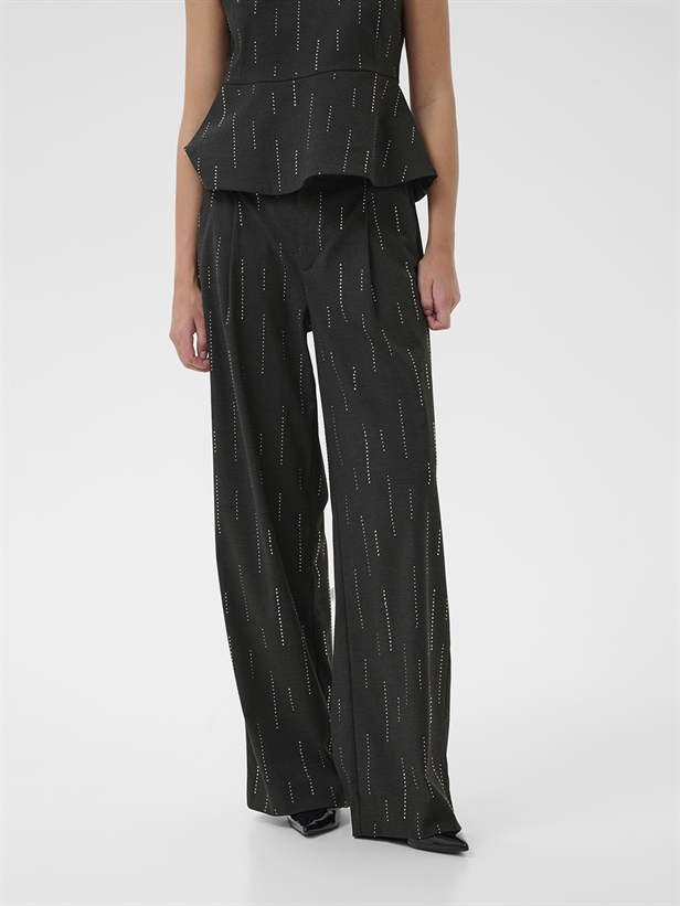 Gestuz GZadira MW pants Dark Grey Melange