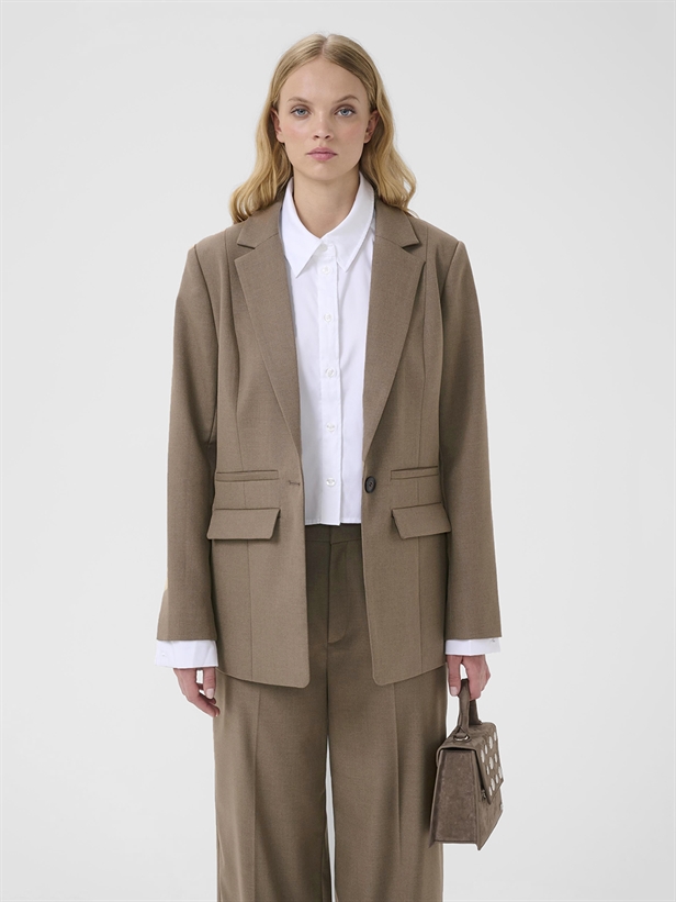 Gestuz GZpaula blazer Dark timberwolf melange