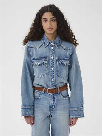 Gestuz GZjardine shirt Washed Blue