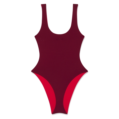 Gestuz GZtenna swimsuit Cabernet