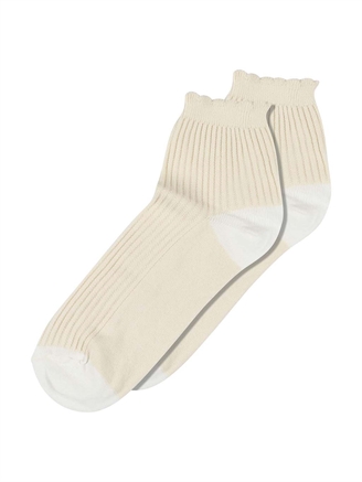 MP Denmark 57528, 4175 Vivian short socks Cream