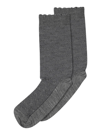 MP Denmark 59544, 496 Grace socks Medium Grey Melange