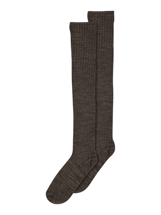 MP Denmark 69508, 351 Megan knee socks Brown Melange