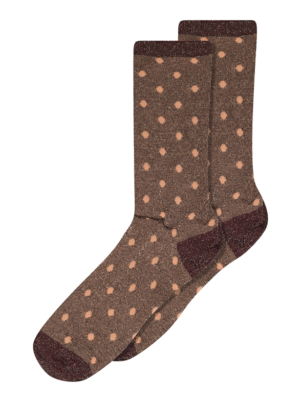 MP Denmark 77671, 37 Donna glitter socks Hot Chocolate