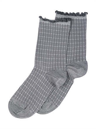 MP Denmark 77700, 496 - Lydia socks Medium Grey Melange