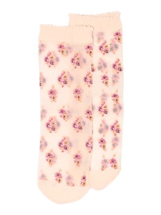 MP Denmark 77707, 4252 - Layla nylon ankle sheer strawberry Cream