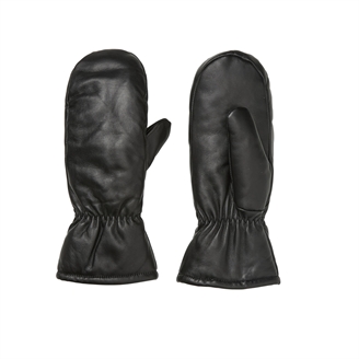 Becksöndergaard Leather Nylona Mitten Black
