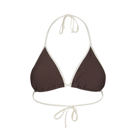 Becksöndergaard Contrast Bel Bikini Top Hot Fudge Brown