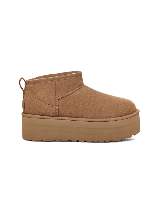 UGG W Classic Ultra Mini Platform Chestnut