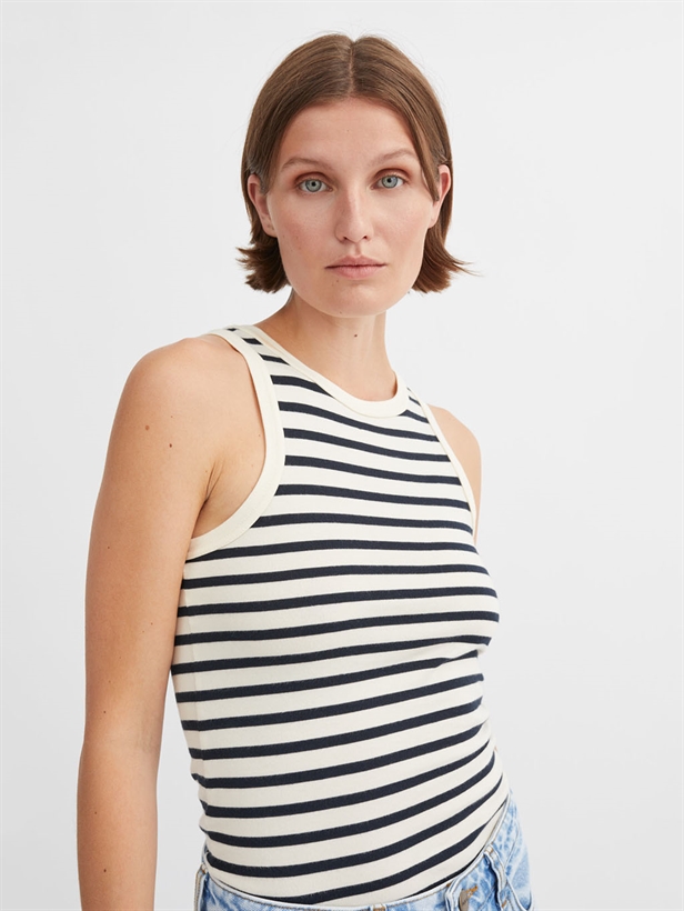 Skall Studio Loui tank top Dark navy/White stripe