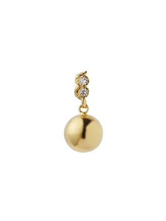 Stine A Twin Flow & Disco Ball Earring - Single Guld