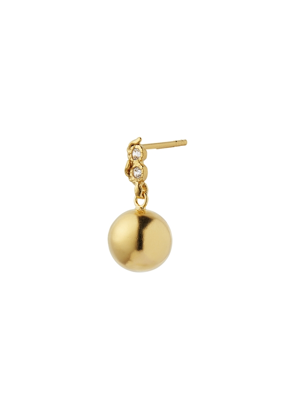 Stine A Twin Flow & Disco Ball Earring - Single Guld