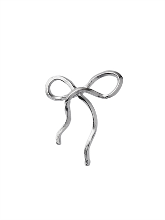 Stine A Flow Bow Earring Silver