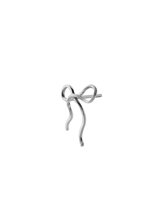 Stine A Flow Bow Earring Silver