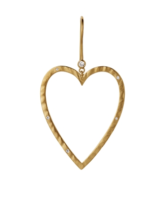 Stine A Power Heart Earring Guld