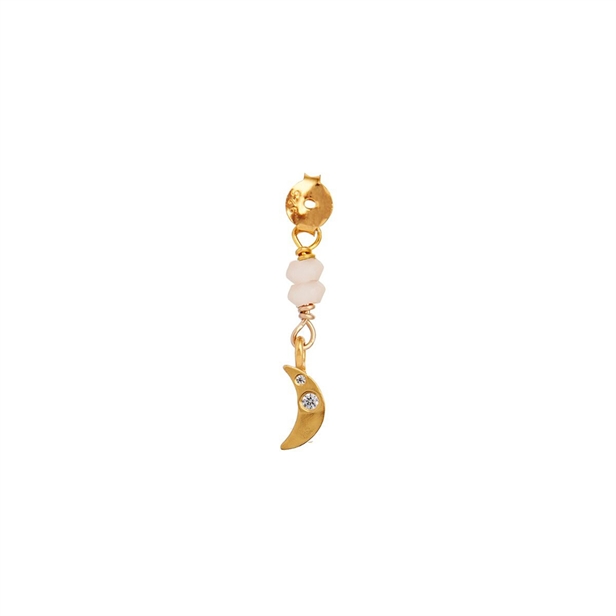 Stine A Petit Bella Moon Behind Ear Earring Guld