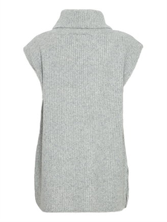 Ichi IhMylle Vest Light Grey Melange