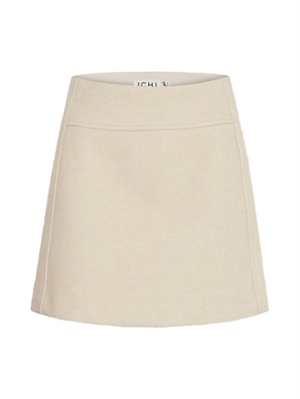 Ichi IhWooly Skirt Oatmeal