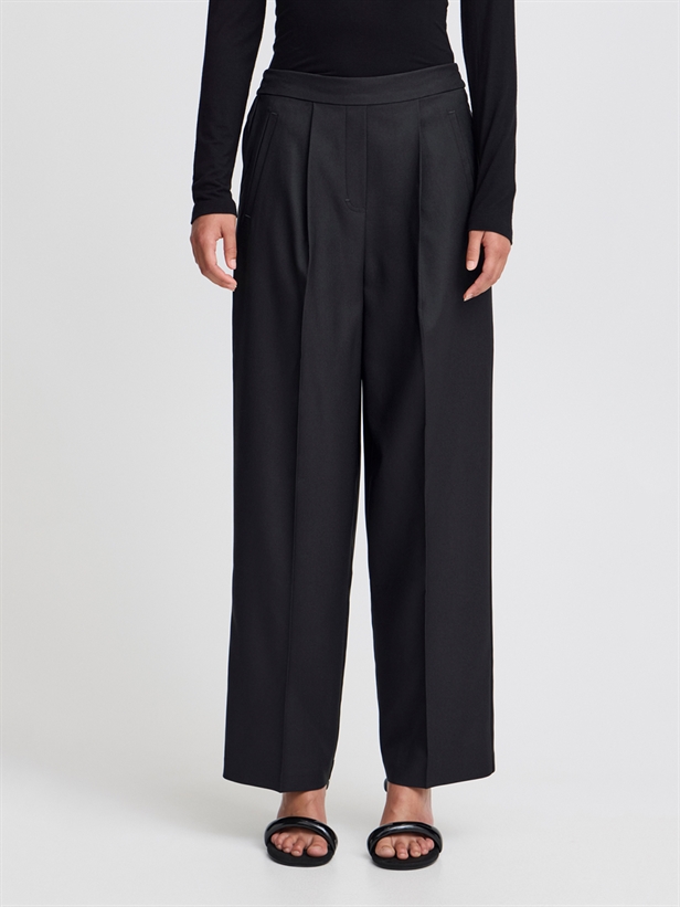 Ichi IhZimmie Long Length Pants Black