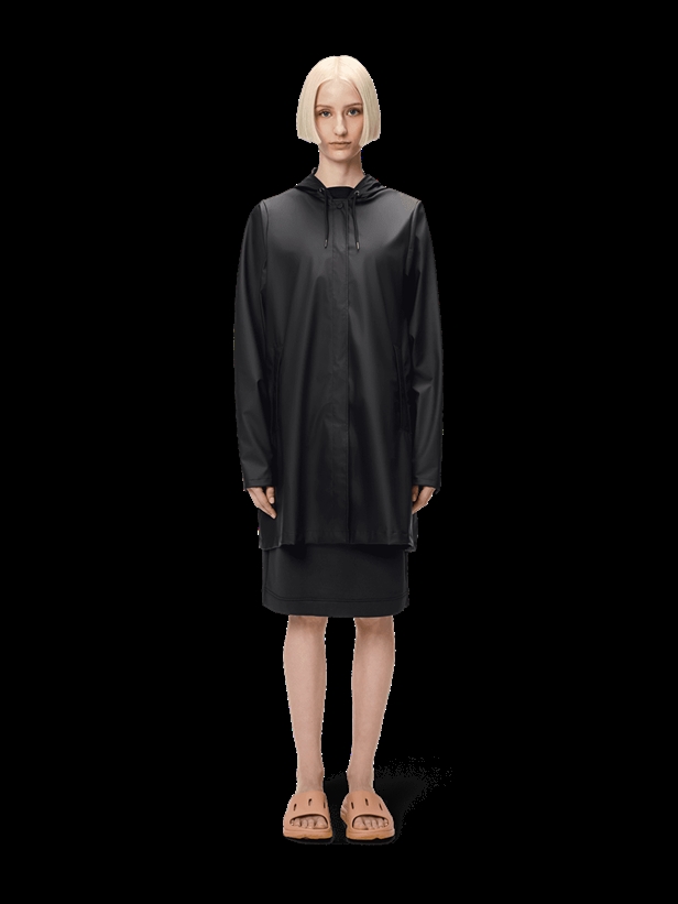 Rains A-Line W Jacket Black