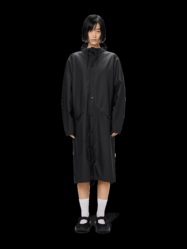 Rains Longer Jacket 18360 Black