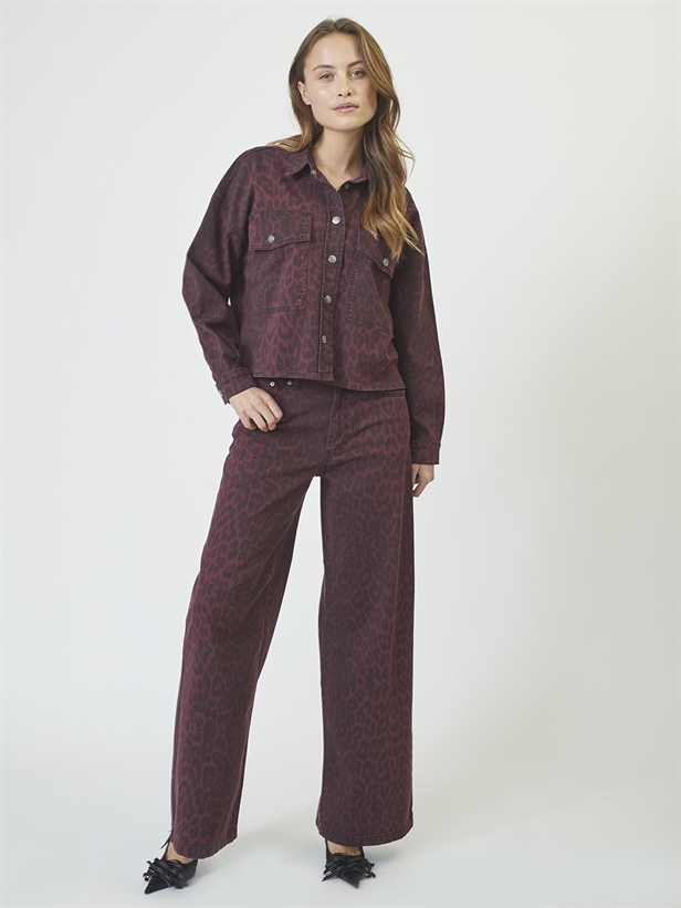 Co\'Couture LeoCC Wide Pant Winered