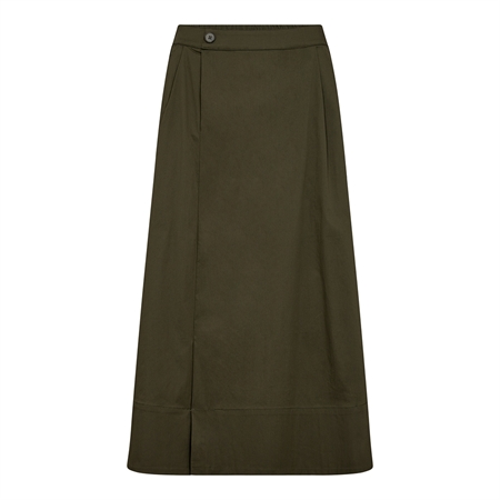 Co'Couture CottonCC Crisp Midi Skirt Army