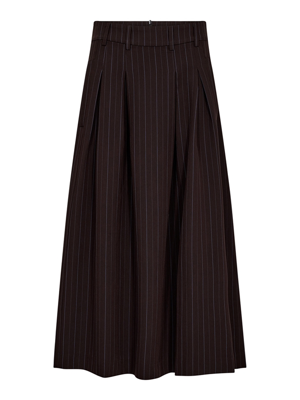 Co\'Couture TrinnyCC Pleat Skirt Dark Brown