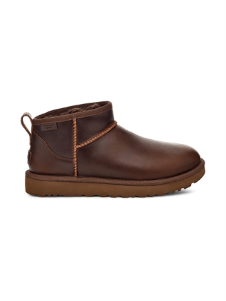 UGG W Classic Ultra Mini LTHR Regen Ironwood