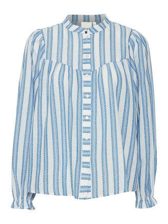 Ichi IhEzomo Shirt Palace Blue Stripe