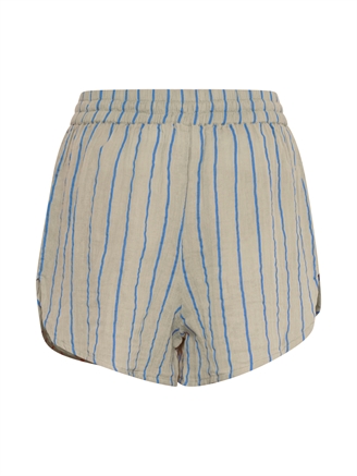 Ichi IaFoxa Beach Shorts Doeskin/Della Blue Stripe