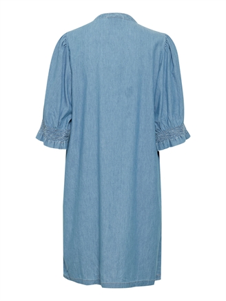 Ichi IhAncey Dress Washed Blue Denim