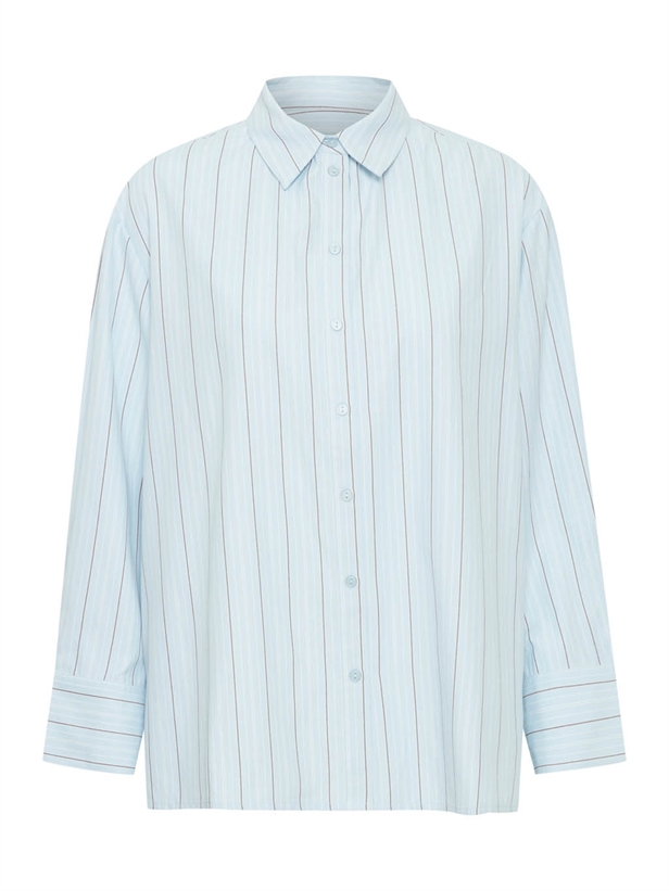 Ichi IhStripie Shirt Cashmere Blue