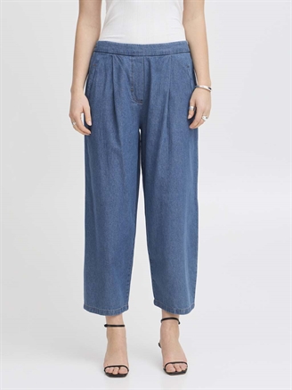 Ichi IhArcher Pants Washed med. blue