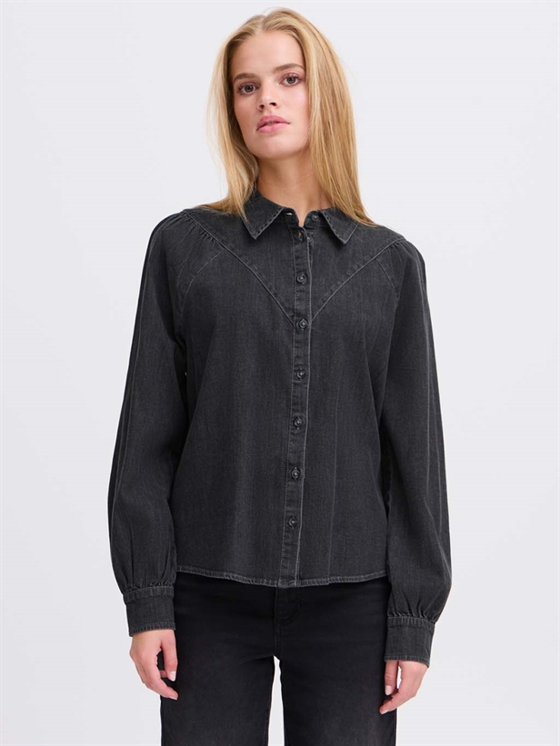 Ichi IhTullamore Shirt Washed Black